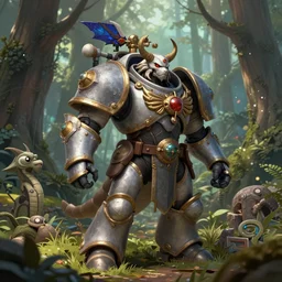 final fantasy beast in the woods, highly detailed, digital art, sharp focus, trending on art station, warhammer fantasy,