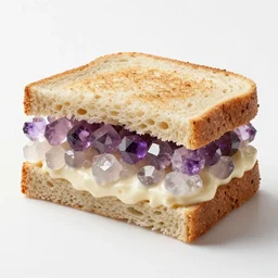 a hybrid between a crystal and a sandwich