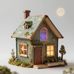 a house made out of books, magical, fantasy