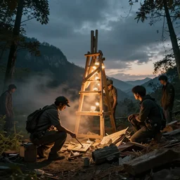 the architect constructing an adventure, 4 k, dramatic lighting