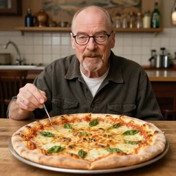 Walter white as pizza
