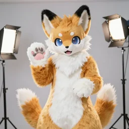 anthropomorphic japanese, fursuit, cosplay, trending on instagram, photography, sigma 8 5 mm f / 1. 4, studio lighting