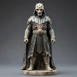 marble statue of darth maul, star wars, sculpture, highly detailled