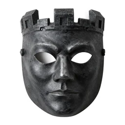 a mask that looks like battlements by robert kirkman