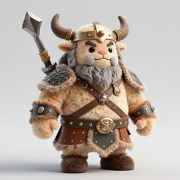 a beautiful picture of a plush barbarian warrior trending on cgsociety rendered by octane