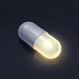 small glowing pill, painting, detailed, illustration digital drawing, smooth, sharp focus, unreal engine, realistic lightning. artist artgerm, greg rutkowski, moebius
