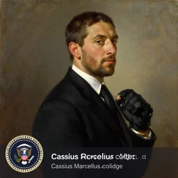 official side portrait of united states president aaron rodgers, in a black suit, 1 7 8 8, a character portrait by cassius marcellus coolidge, reddit contest winner, american romanticism, oil on canvas, detailed painting, creative commons attribution