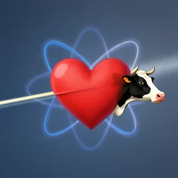 Atom Heart Mother flying cow by Pink Floyd
