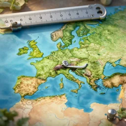 a map with measured pounds, photorealistic, 3 d, octane, cinematic,
