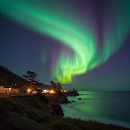 northern ligths on california