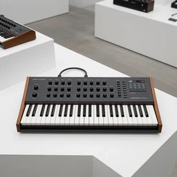 dezeen showroom , minimalissimo, archdaily, teenage engineering moad, mother of all decks, product design concept, top down view of synthesizer made by SORAYA OSORIO , christo, issey miyake, dieter rams, 8k, high detailed photo