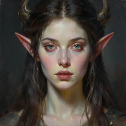 epic painting, realistic, goddess close - up portrait elven fairy necromancer sorceress, depth of field intricate oil painting, dramatic lighting, artwork by artgerm and greg rutkowski and boris vallejo, cinematic, ultra detailed, rule of thirds, centered, octane render, 8 k