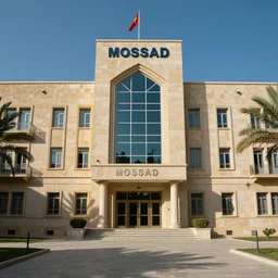 Inside MOSSAD's headquarters.