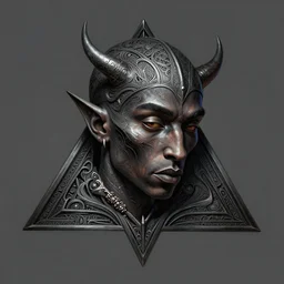 anthropomorphic triangle head in edgy darkiron tupac, intricate, elegant, highly detailed animal monster, digital painting, artstation, concept art, smooth, sharp focus, illustration, art by artgerm, wayne barlowe, trending on artstation and greg rutkowski and alphonse mucha, 8 k