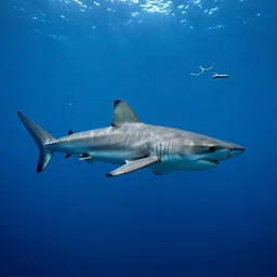 shark, underwater drone