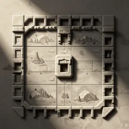 dungeon tileset, digitally drawn, game asset, photoshop