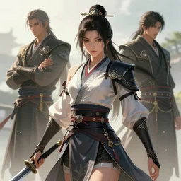 xianxia hero 剑 网 3, female, highly detailed, masterpiece, artstation, art by emika lightweaver and antoine collignon and akihiko yoshida