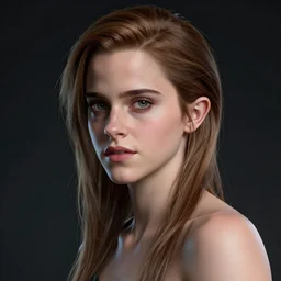 goth cyberpunk portrait of emma watson, au naturel, hyper detailed, digital art, trending in artstation, cinematic lighting, studio quality, smooth render, unreal engine 5 rendered, octane rendered, art style by klimt and nixeu and ian sprigger and wlop and krenz cushart.