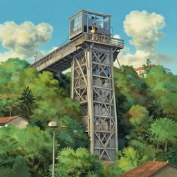 Salvador, Brazil Elevador Lacerda , Dice Tsutsumi, Makoto Shinkai, Studio Ghibli