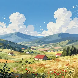 the most American landscape ever, Visual Novel key visual, award-winning digital art on Pixiv, trending on Artstation