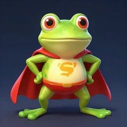 frog  superhero, artstationa