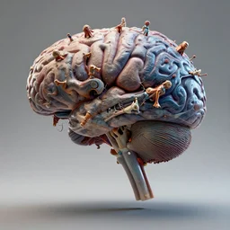 a brain melting by johannen voss by david cronenberg by francis bacon by peter kemp by octane render blender 8 k