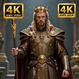 king, fantasy, highly detailed, 4 k, hdr, smooth, sharp focus, high resolution, award - winning photo, photorealistic