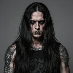 shade the changing man, realistic photo, badass, death metal, masterpiece, unsettling, 8 k realistic photograph