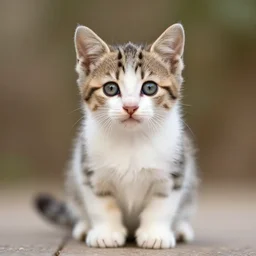 a lovely little kitten - girl