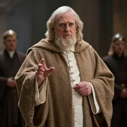pope benedict wearing sith cloak as chancelor palpatine in star wars episode 3, 8 k resolution, cinematic lighting, anatomically correct