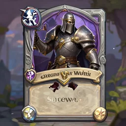 Hearthstone style : the Stormwind soldier