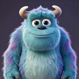 Miniature closeup 3D illustration of a furry monster. Digital art trending on WLOP. Award winning Pixar render