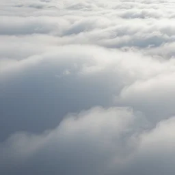 puffy peaceful clouds