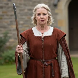 dr alice roberts in medieval garb