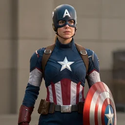 a still of Ruth Wilson as Captain America in Captain America (2011)