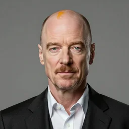walter white with a yolk head
