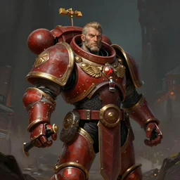 The God Emperor of Mankind as a fantasy D&D character, portrait art by Donato Giancola and James Gurney, digital art, trending on artstation