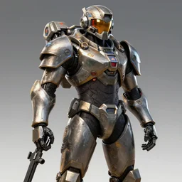 powered armored soldier in the style of metal gear in the style of metal gear rising trending on artstation deviantart pinterest detailed realistic hd 8 k high resolution