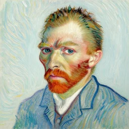 griffith, berserk, oil pastel, highly detailed, masterpiece, centered, portrait, colored accurately, painted by vincent van gogh