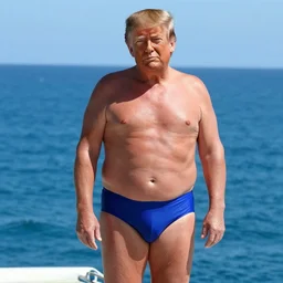 donald trump in a bikini