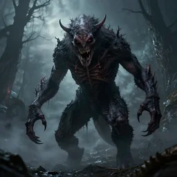 monster, eldritch, apocalypse, creepy creature, horror spooky