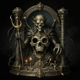 magic item of osr, osr dungeon, tomb of horror, illustration, high detail, high resolution