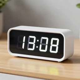 an led alarm clock that can show anything