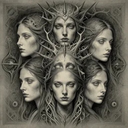 Segenspfänder oscillating pioneer of death serenity, cinematic, creative, artistic, pioneering aesthetic, intricate drawing, realistic fantasy, extremely detailed and beatiful faces, establishing shot, 8k resolution