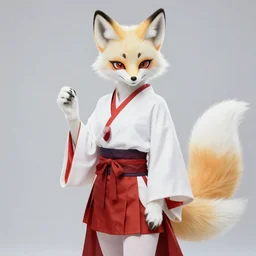 anthropomorphic edo period japanese fox geisha, sly, long tail, fursuit, cosplay, trending on instagram, photography, sigma 8 5 mm f / 1. 4, studio lighting