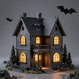 batman themed house
