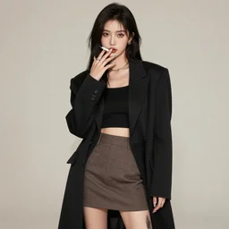 I want a girl with a short skirt and a long jacket, with fingernails that shine like diamonds, and eyes that burn like cigarettes