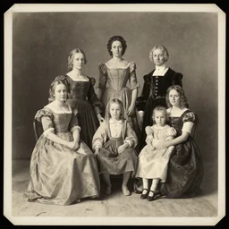 albumen print of a lycens family