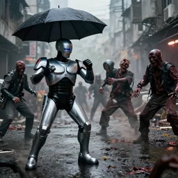 robocop fighting umbrella corporation zombie outbreak in wuhon china 2 0 1 9