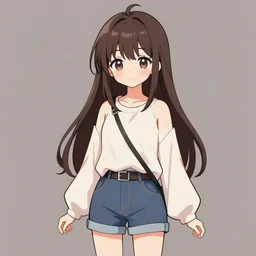 2 0 2 0 s style cute anime girl. trending on pixiv, trending on arstation, trending on deviantart, trending on newgrounds. clean lineart - n 4